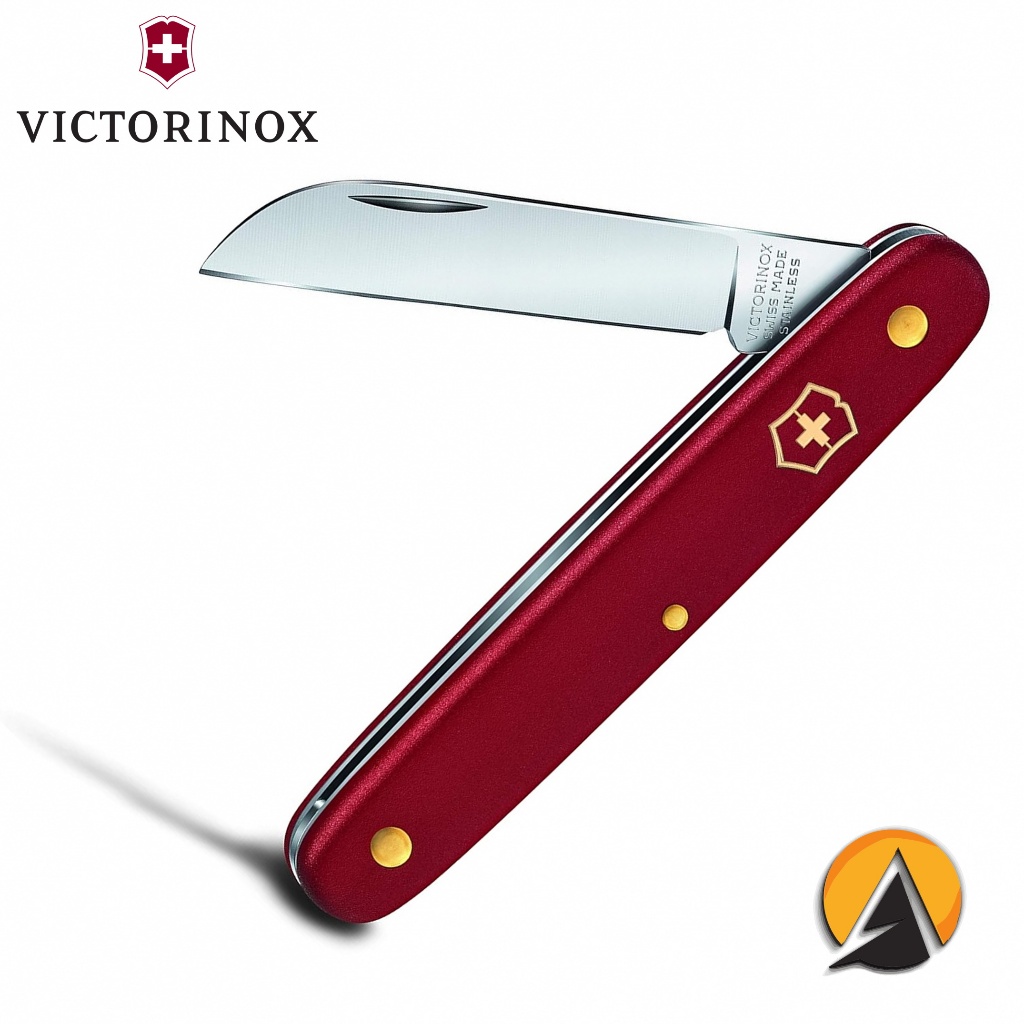 Ecoline floral knife pisau lipat grafting victorinox original swiss 3.9050