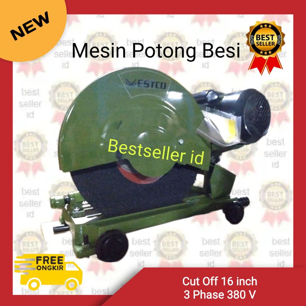 CUT OFF 16" / Cutting Besi / Mesin Potong 16 inch 380V 3 Phase Westco