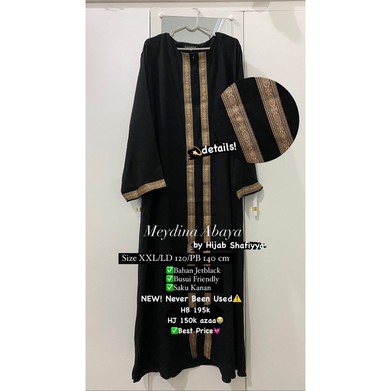 PRELOVED Dress Abaya Gamis Coat BYSOFNI Hi Shafiyya Yoora Sarah Sofni