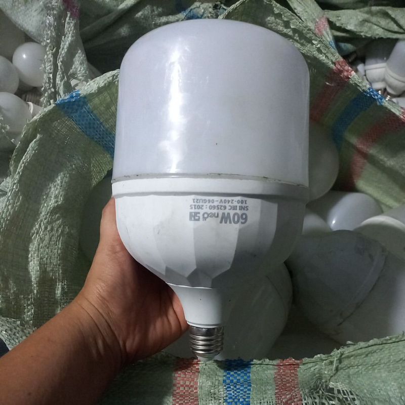 Led off (mati) 55jumbo/60 watt(diameter 13cm) returan pabrik