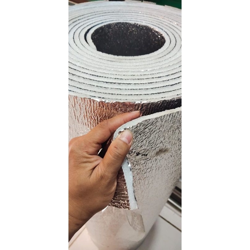 Alumunium PE Foam Foil Peredam Panas 8mm - foam