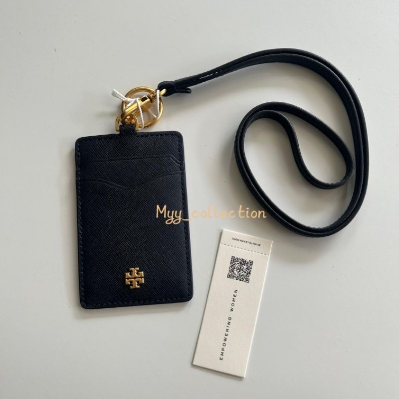 

T**y B**ch Emerson Lanyard warna hitam ORIGINAL USA di