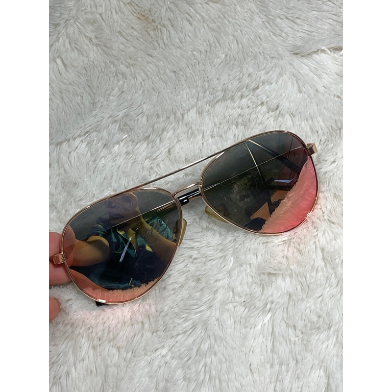 PRELOVED kaca mata sunglasses Polaroid Optik Melawai Unisex Mirror Lense