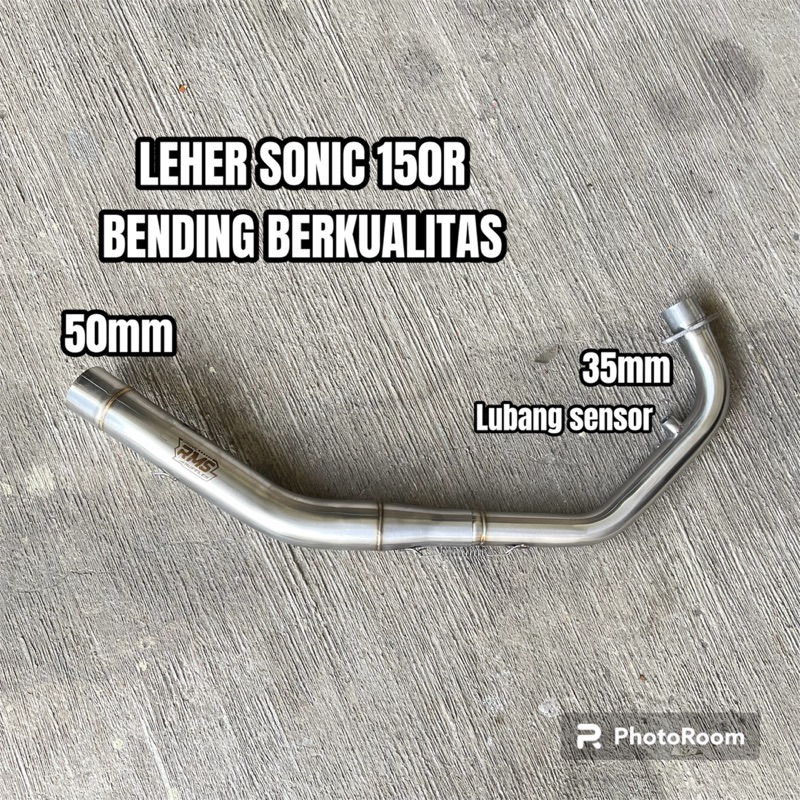 leher sonic 150r bending rms muffler premium