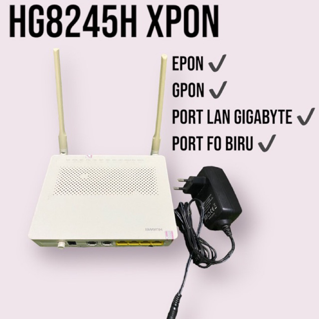 huawei HG8245H XPON port biru