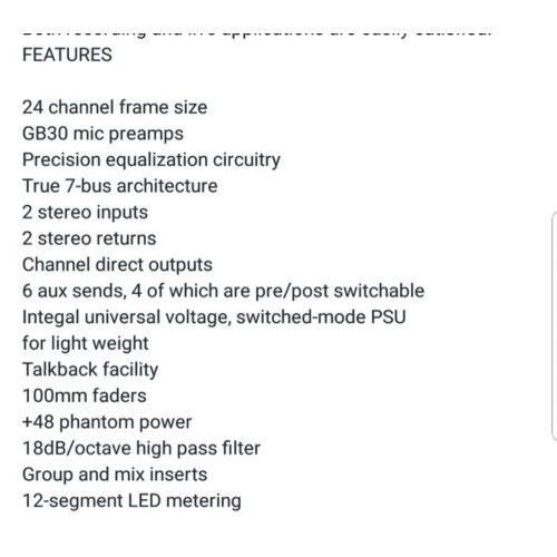 Promo MIXER AUDIO SOUNDCRAFT LX7 ii 24 CHANNEL LX7ii 24 ch 24ch Diskon