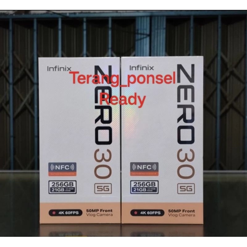 infinix zero 30 5g 12/256GB garansi resmi