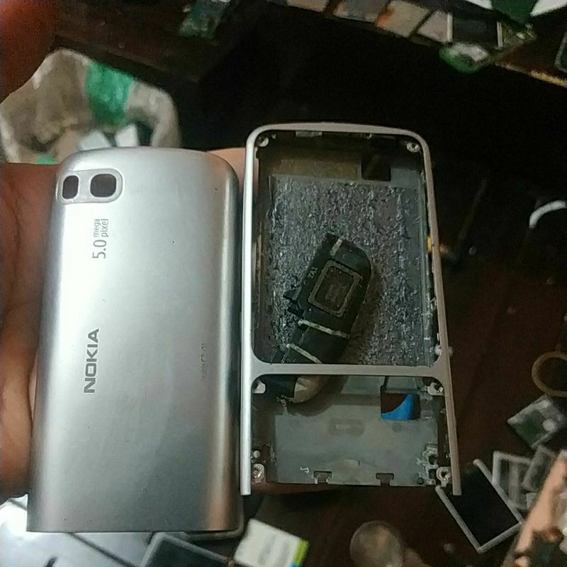 backdoor plus tatakan lcd bekas nokia c3 01