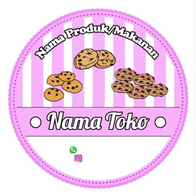 

STIKER KEMASAN KUE / CAKE / COOKIES (Minimal order 100 buah)