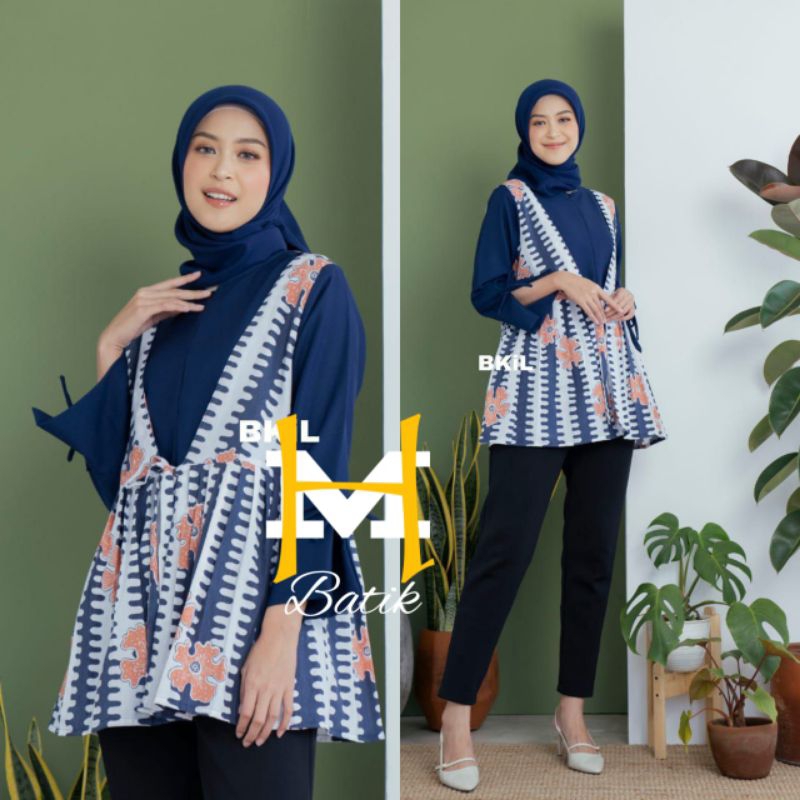 blouse batik modern Atasan batik wanita modern Atasan batik kerja wanita