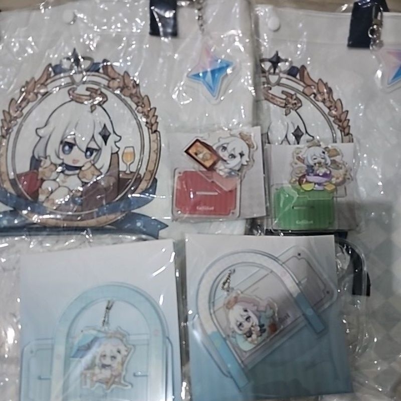 Readystock merch limited Gi Genshin. impac paimon UndanganDariPaimon 2023 standee clip tas totebag i