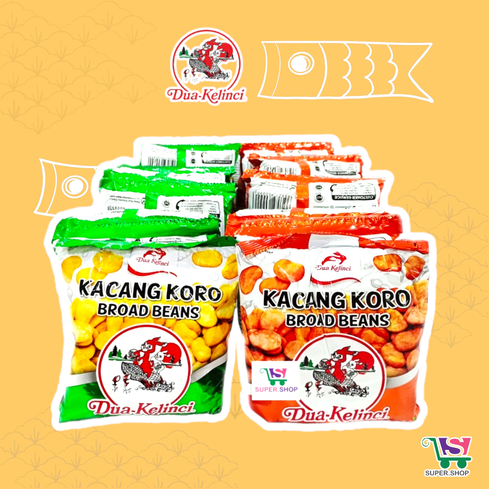 

Kacang Koro Dua Kelinci Original / Pedas (isi 10 pcs)