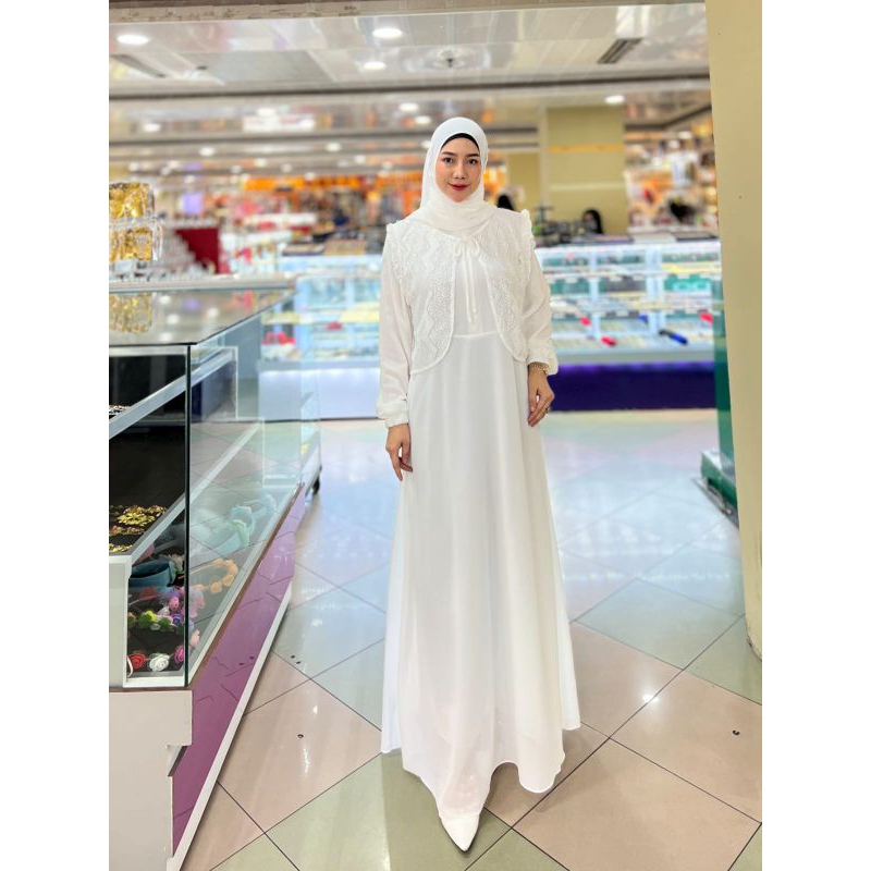 Gamis Assyifa Brokat Blazer By Sulfina Fashion