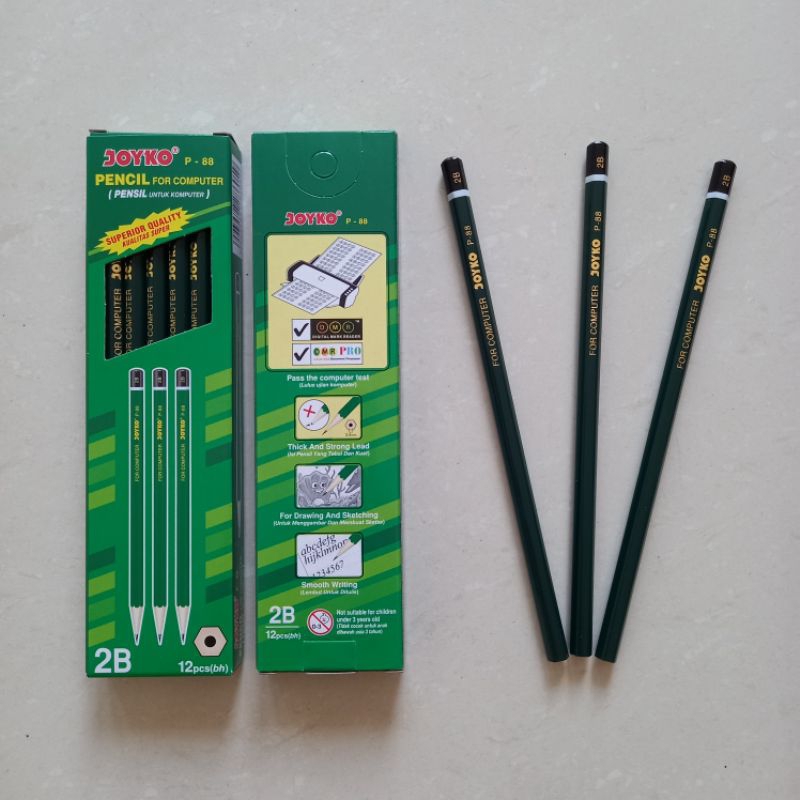 

[ LUSIN MURAH ] Pencil For Computer Pensil Komputer 2B Joyko P-88 / P-88ER