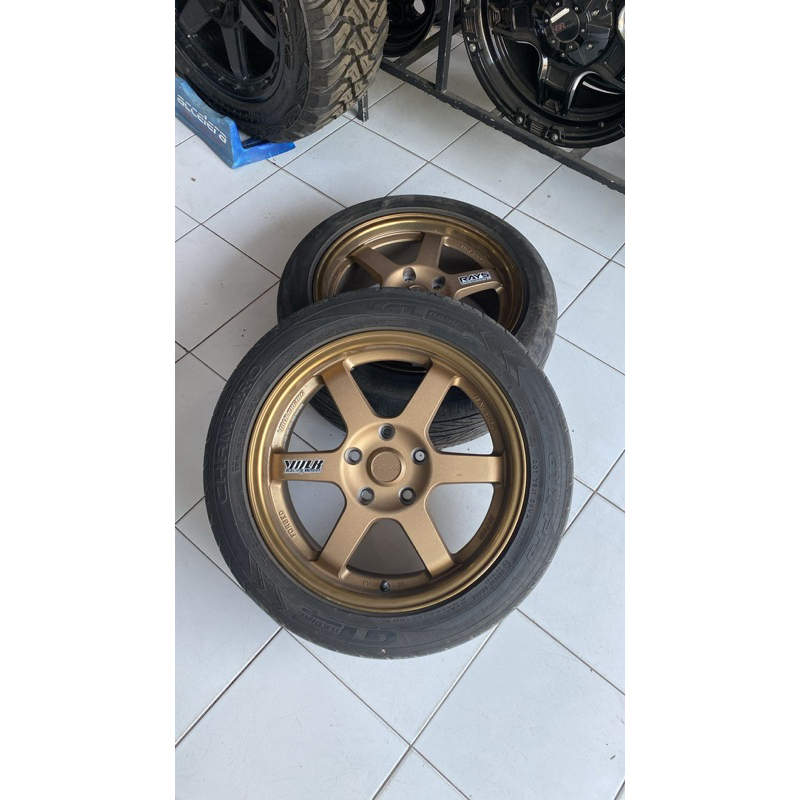 Velg TE37 Bronze R16 Ring16 baut 5 195/55