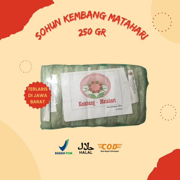 

Sohun Oven Kembang Matahari 250g isi 20pcs Sohun Premium Lembut dan Kenyal Bersertifikasi Halal