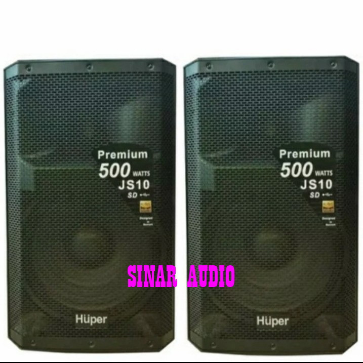 speaker aktif huper premium js10 500 watt huper js10 original