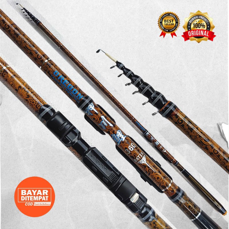 Joran Tegek Oregon Batik Kolongan Siap Pakai