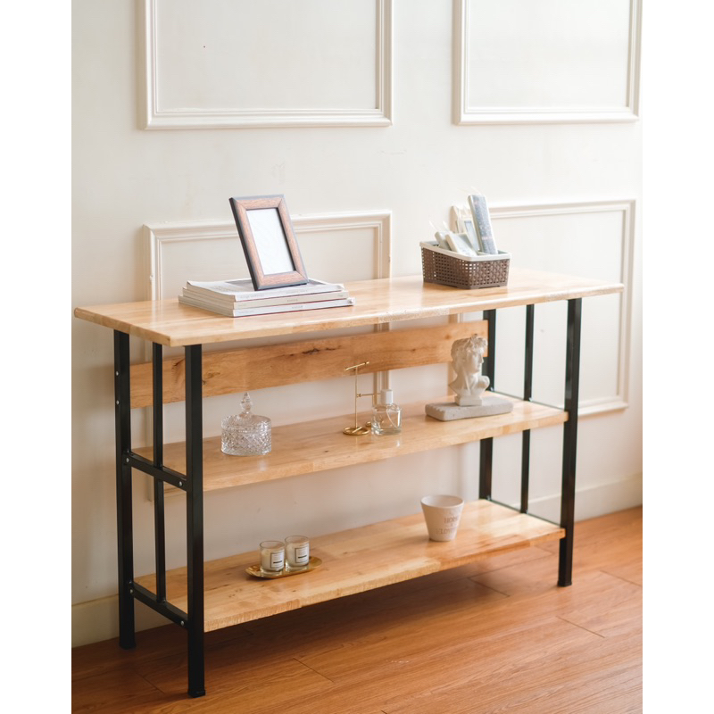 Buffet TV 3 Tingkat 120 CM x 40 CM x 75 CM / Rak Aquarium / Meja Aguarium / Rak hias / Meja Hias / R