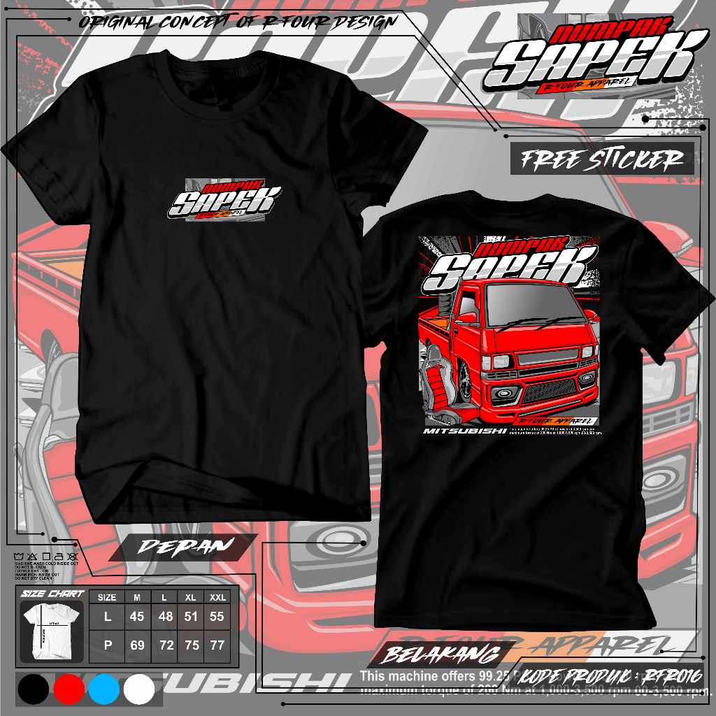 KAOS L300 TERBARU RFR016 KAOS SAPEK KAOS ELSA MANIA KAOS RFOUR APPAREL