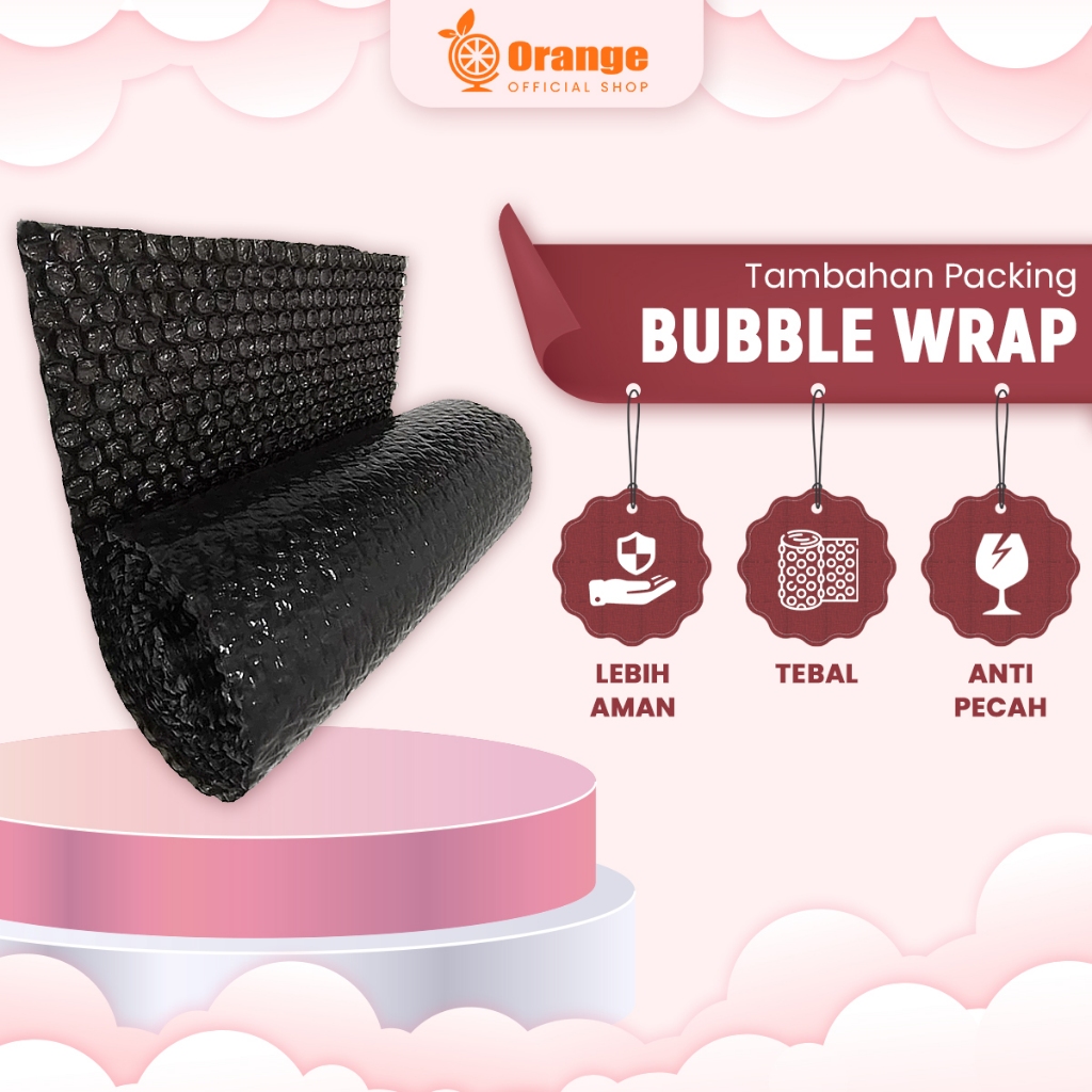 

Tambahan Packing Buble Wrap Pengaman Barang Pesanan Saat Diperjalanan