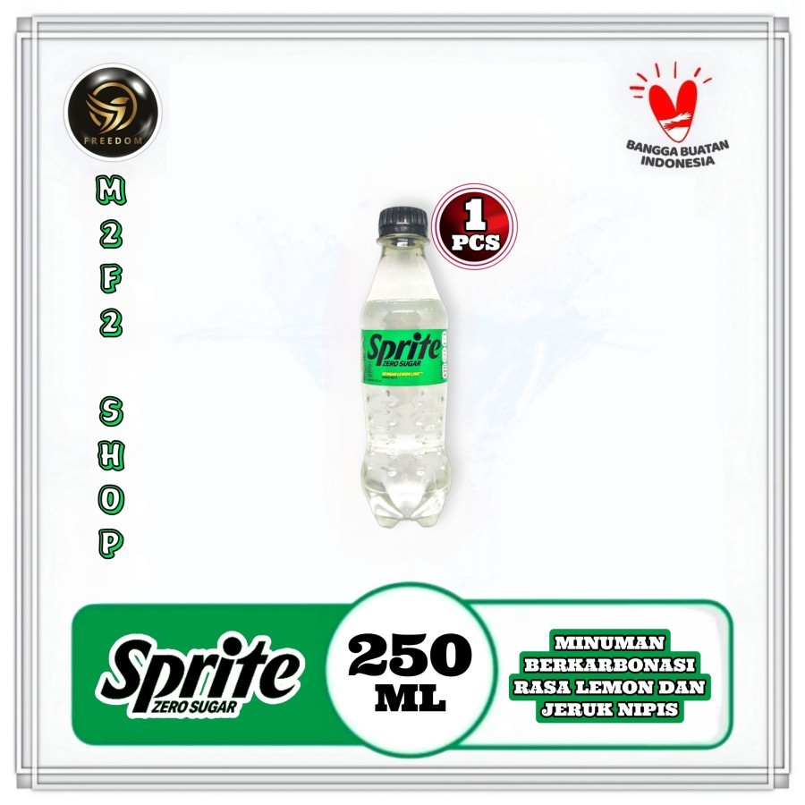 

Sprite Zero Sugar Minuman Bersoda Botol Pet - 250 ml (Kemasan Satuan)