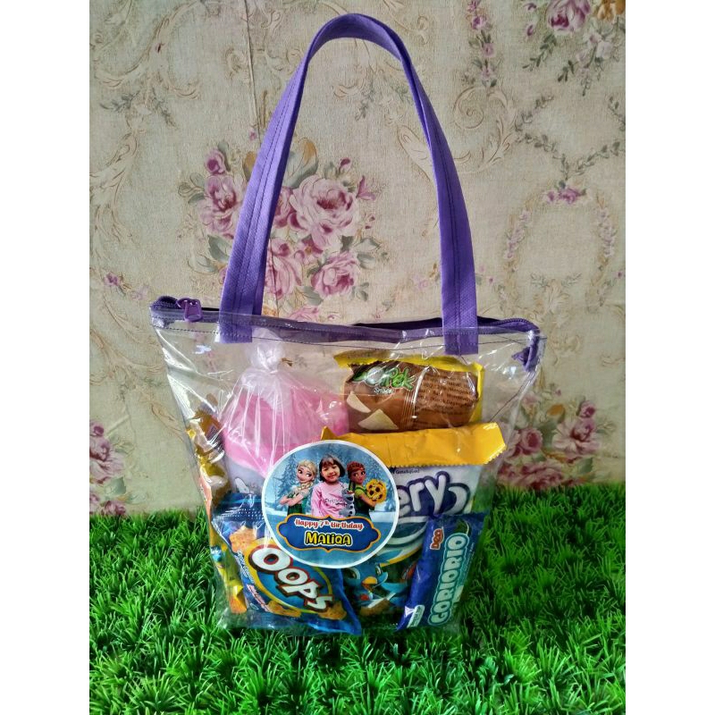 bingkisan ulang tahun anak sovenir / bingkisan ulang tahun snack / bingkisan ultah / bingkisan ulang