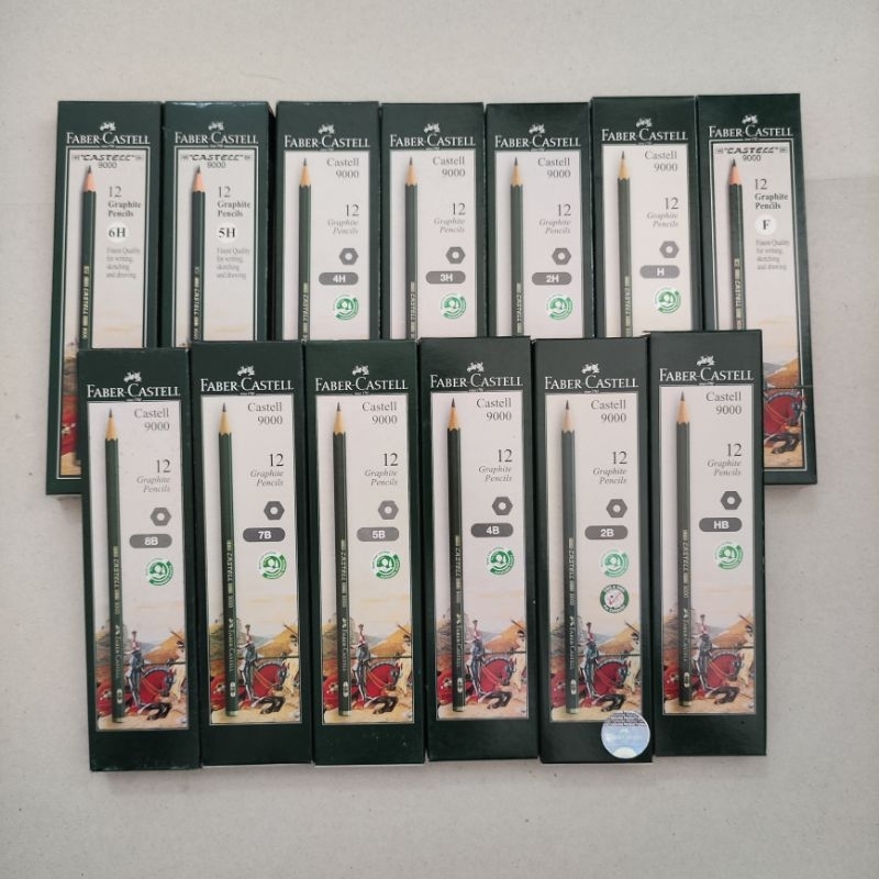 

(1pcs) Pensil Faber Castel / Pensil original Fabercastell / Pensil 2B, pensil HB Pensil H / Pensil Gambar