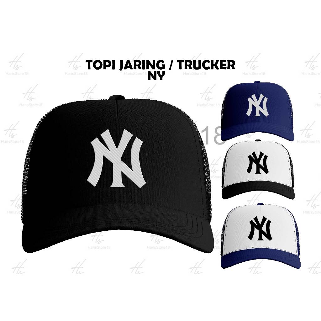 Topi Jaring NY / Topi Trucker Custom / Topi Sablon NY