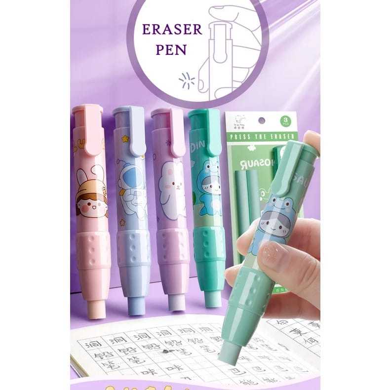

Penghapus Mekanik Kartun , Penghapus Pensil Mechanical Eraser