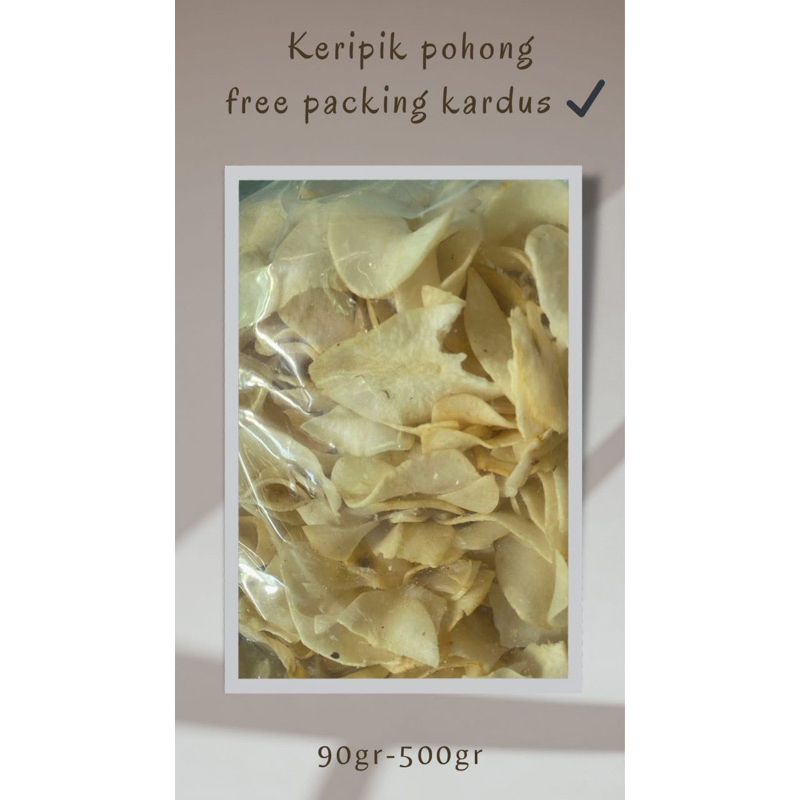 

kripik singkong/pohong asin gurin 90gr,250gr,500gr