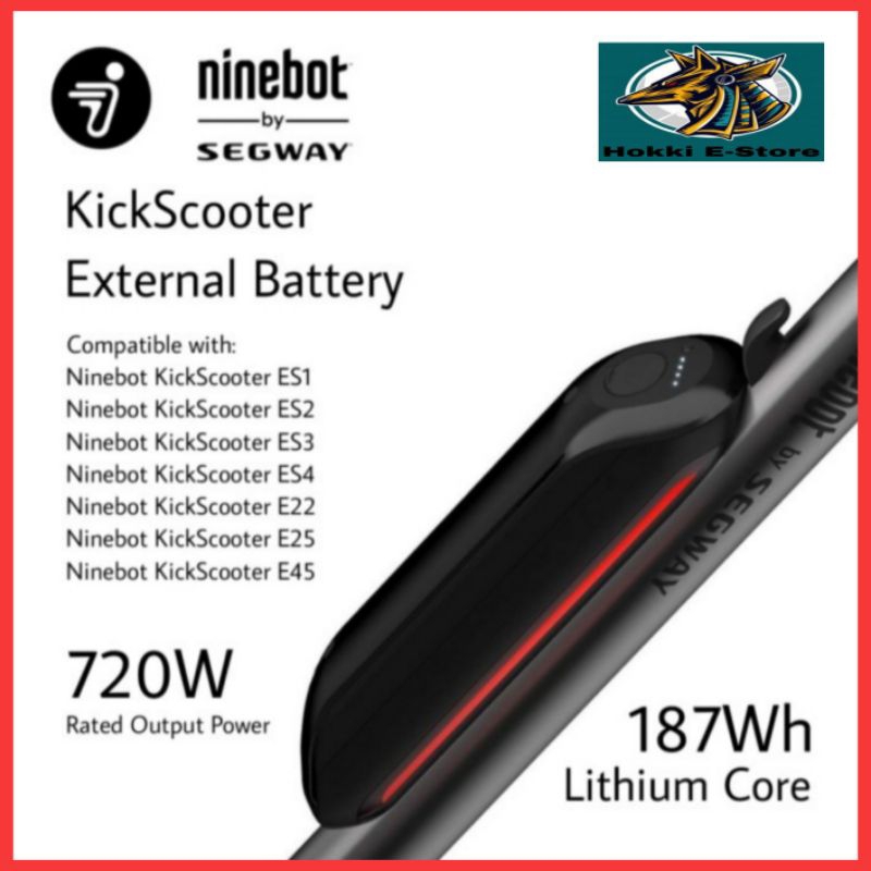 Ninebot KickScooter External Battery By Segway ES1 ES2 E22 E25 E45
