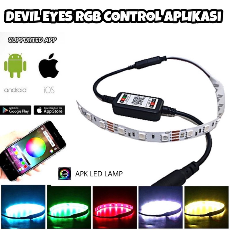 PROMO MURAH LED DEMON EYES RGB/LAMPU ALIS RGB