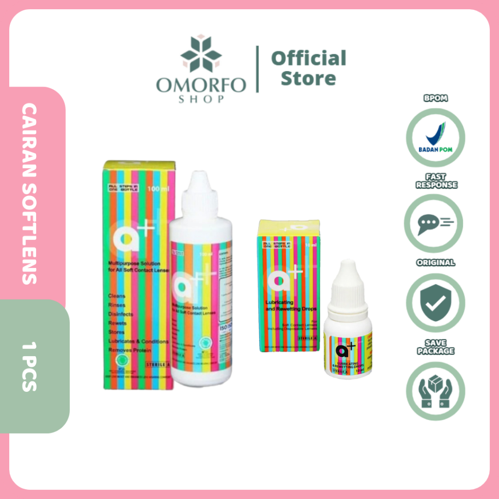 [Omorfo]  Cairan Softlens /Tetes Softlens A+ 10 ml