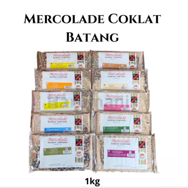 

Coklat batang mercolade 1kg