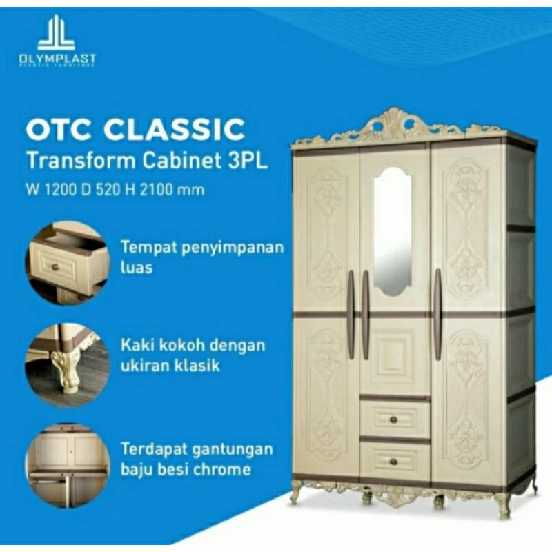 lemari OTC 3p clasik olymplast