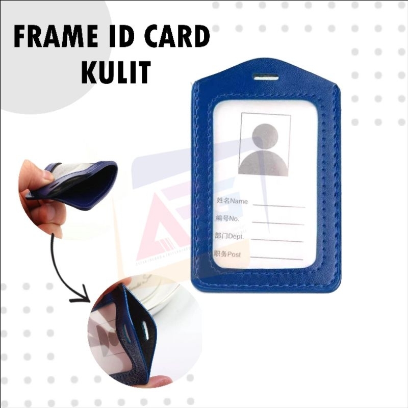 

Frame case id card kulit/casing id card kulit sintesis/case kulit idcard
