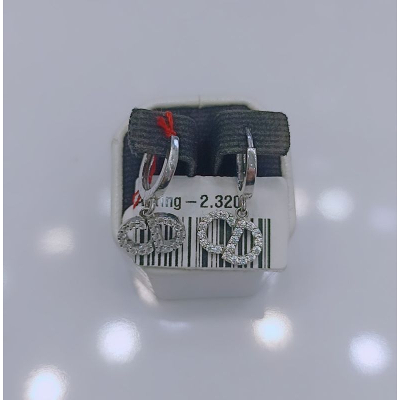 Anting emas model CD btad krp 8k berat 2.32gr