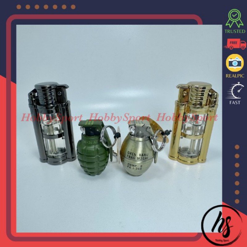 Mancis Korek Api C Gas Lighter Pemantik Flint Wick Koleksi Unik Bara