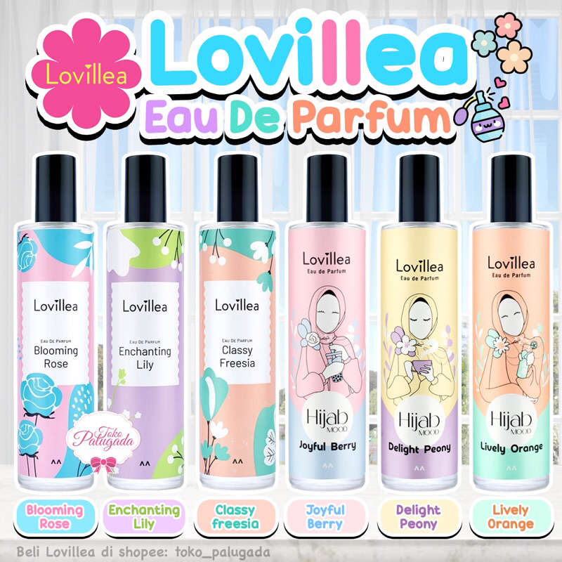 [BISA COD] Lovillea Eau De Parfume - Parfum Lokal - Parfum Lovillea