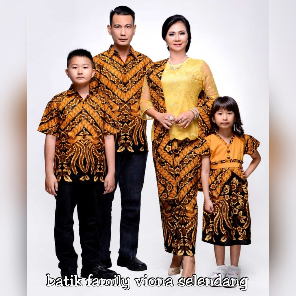 BATIK FAMILY/KELUARGA ROK N BLUS VIONA SELENDANG // COUPLE SARIMBIT ROK BATIK DAN KEMEJA PRIA BATIK 