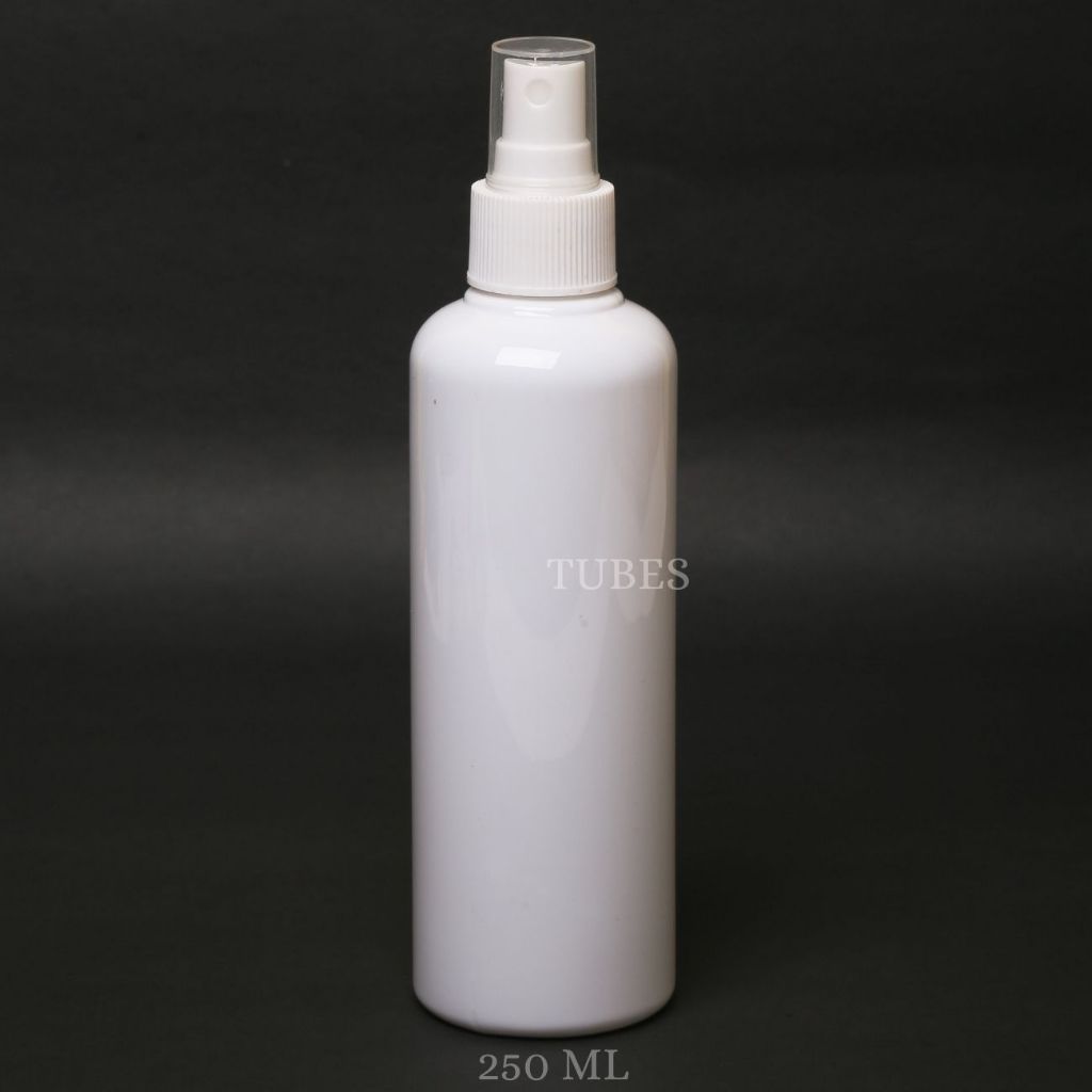 BOTOL 250 ML PUTIH TUTUP SPRAY / BOTOL SPRAY 250 ML