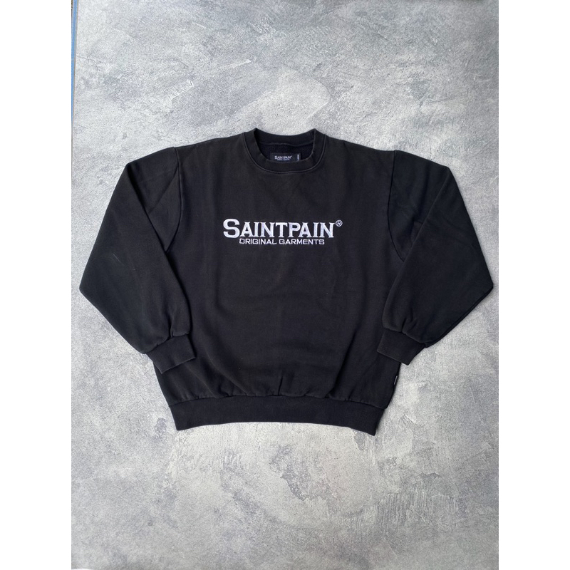 Saintpain spellout logo sweatshirt authentic original