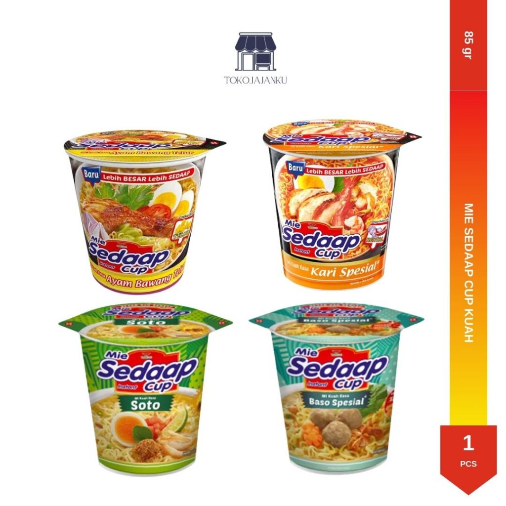 

Sedaap Cup kuah 83 gr