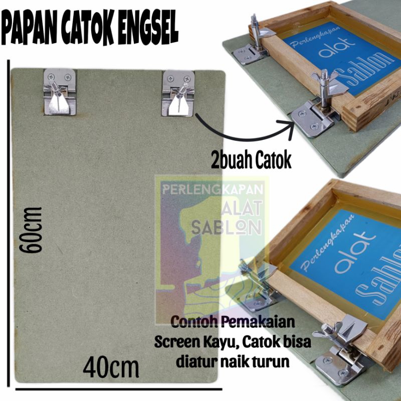 PAPAN CATOK ENGSEL 40X60 PAPAN SABLON MANUAL