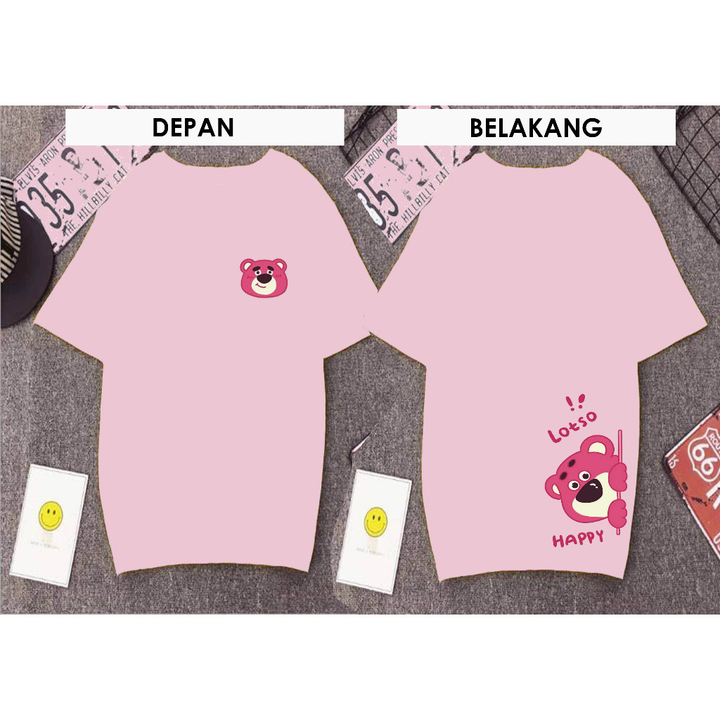 KAOS TOY STORY LOTSO / ATASAN WANITA PRIA