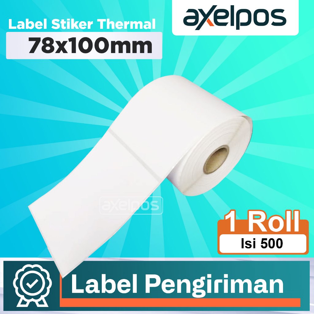 

LABEL STIKER THERMAL BARCODE 78x100MM ISI 500 LEMBAR