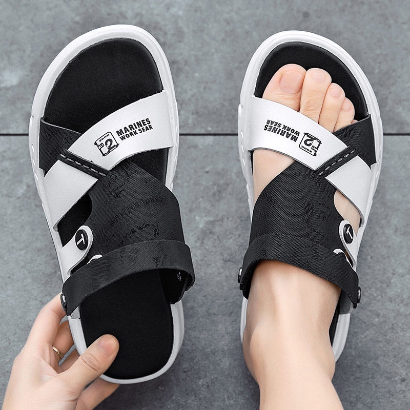 Sandal pria sandal tahun 2023, sendal pria kekinian liburan baru musim panas, olahraga pantai versi 