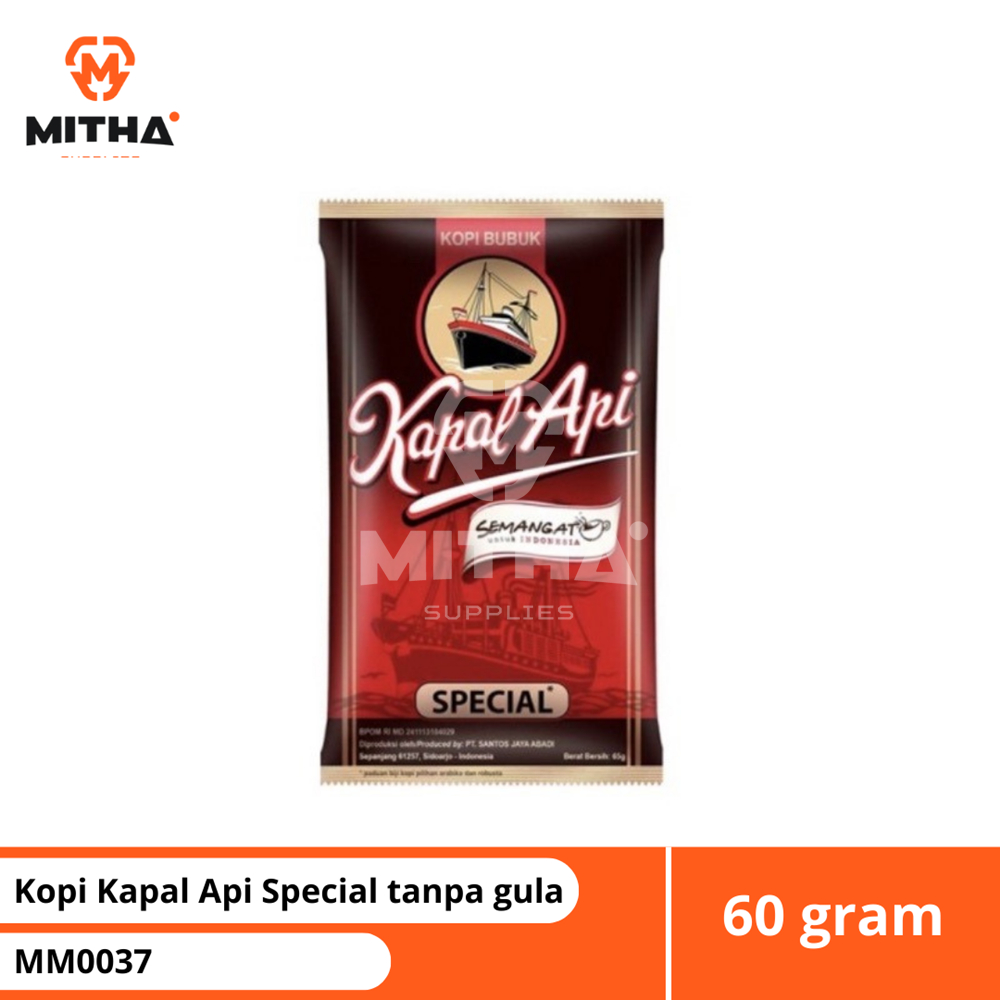 

Kopi Kapal Api Special Merah 60 gr per 1 PCS tanpa gula MITHA MM0037