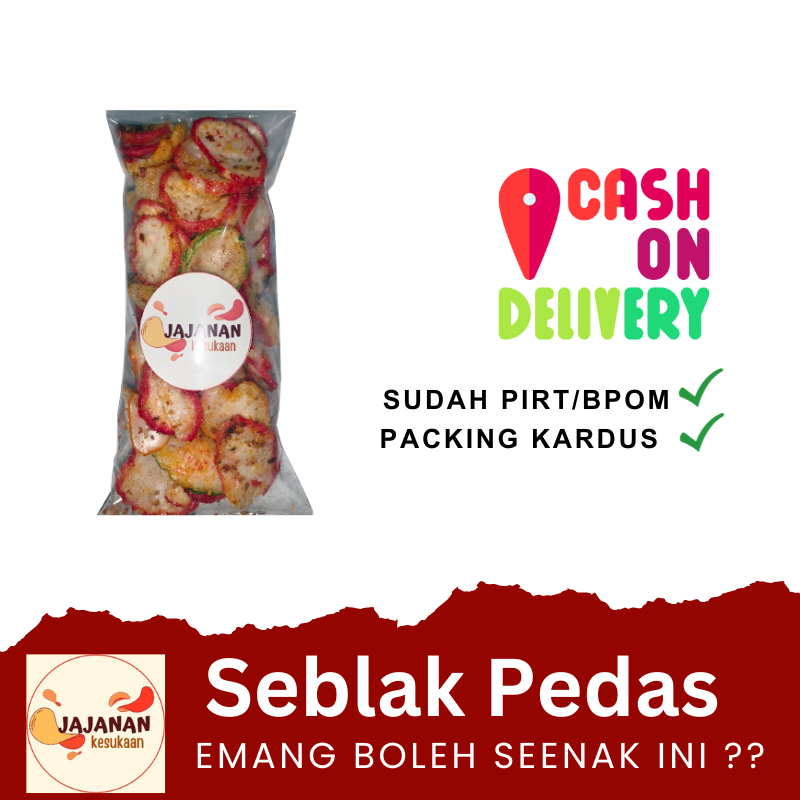 

Jajanan Kesukaan - Kerupuk Cemilan Camilan Snack Snacks Seblak Warna Warni Pedas Murah READY STOCK